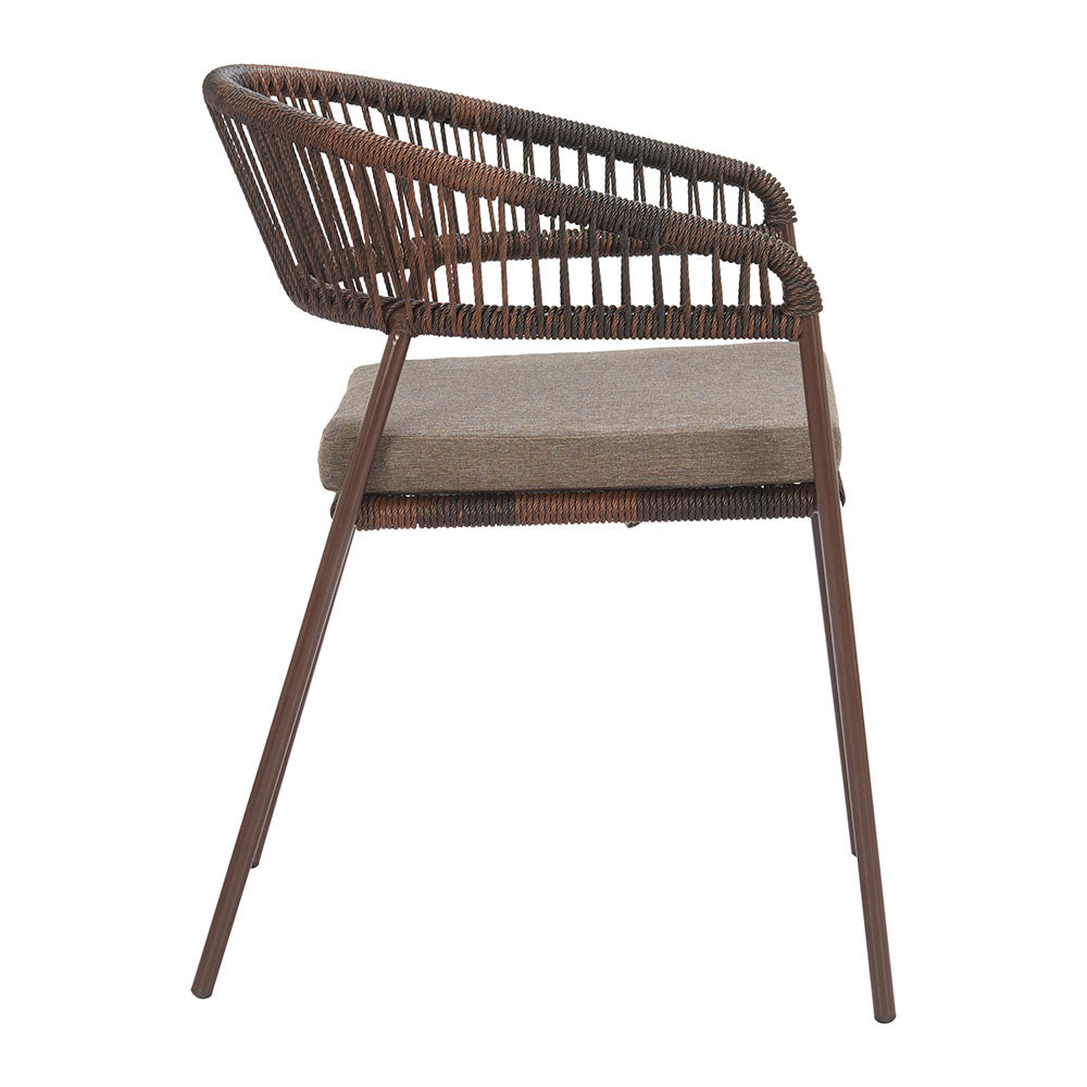 SKYE DINING CHAIR BROWN