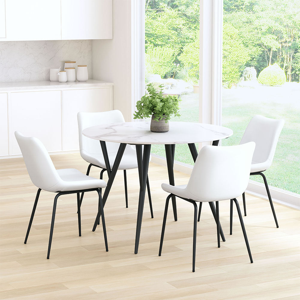 BYRON DINING CHAIR WHITE