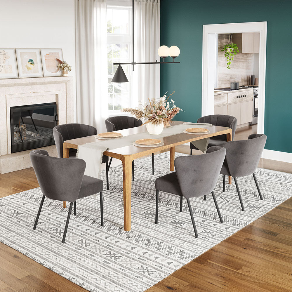 AIMEE DINING CHAIR GRAY