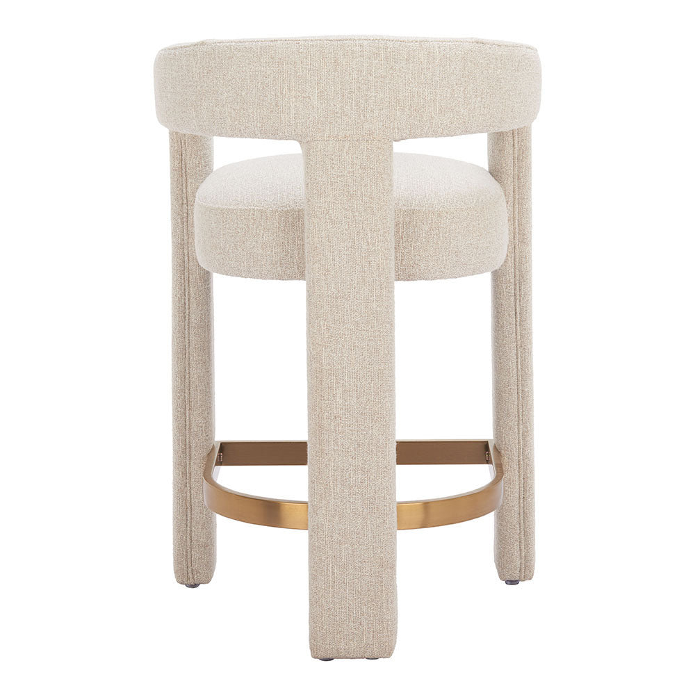 SAIKO COUNTER STOOL BEIGE