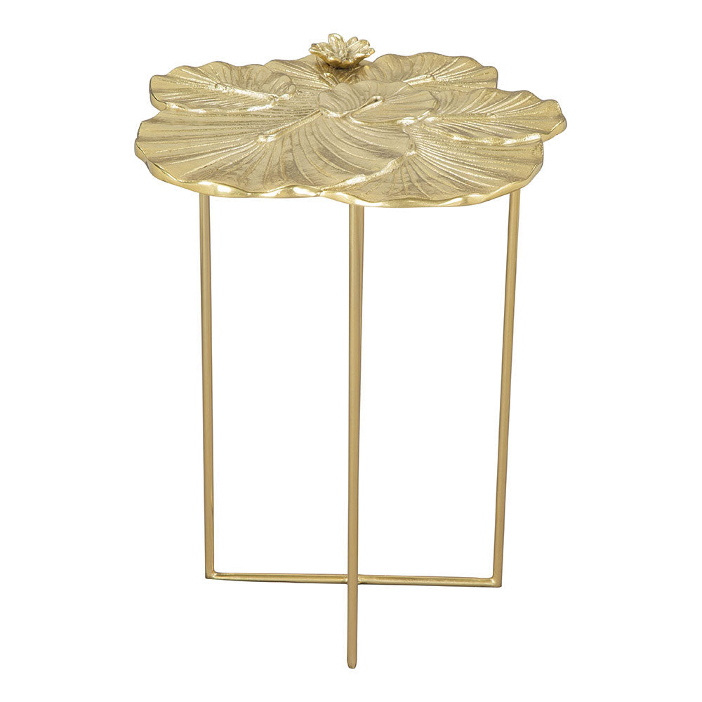 LOTUS SIDE TABLE GOLD