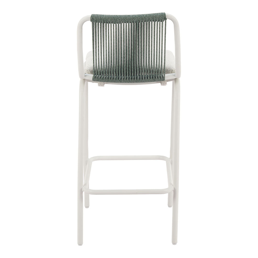 LUFT BARSTOOL WHITE & GREEN