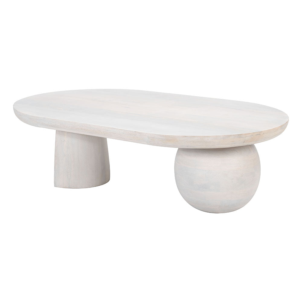 GIHAK COFFEE TABLE WHITEWASHED