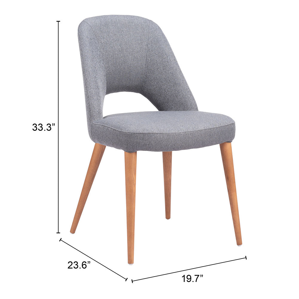 LEITH DINING CHAIR GRAY