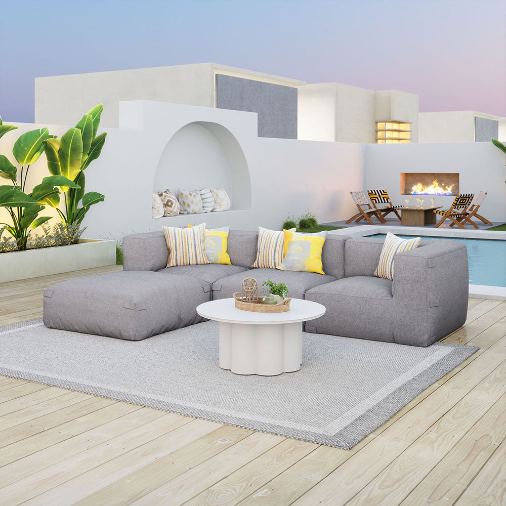 LUANDA OTTOMAN GRAY