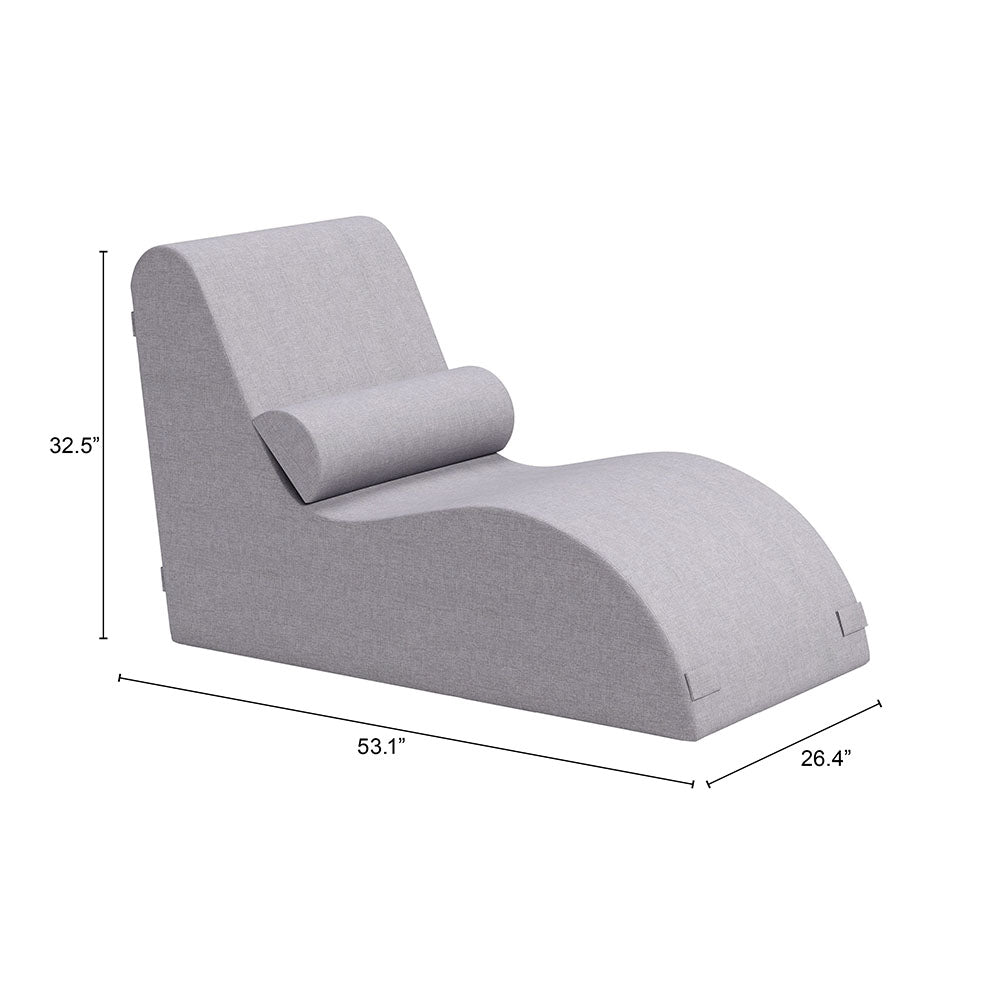 LUANDA LOUNGE CHAIR GRAY