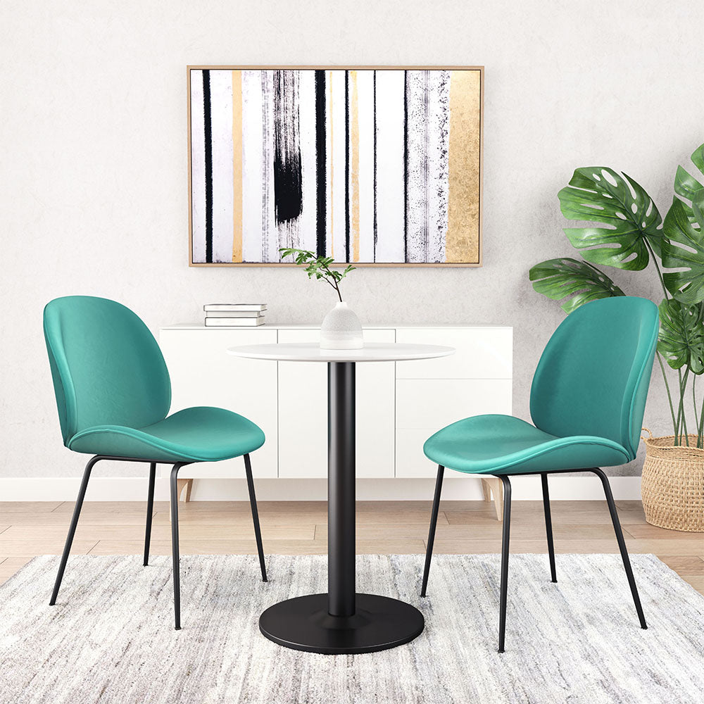 ALTO BISTRO TABLE WHITE & BLACK