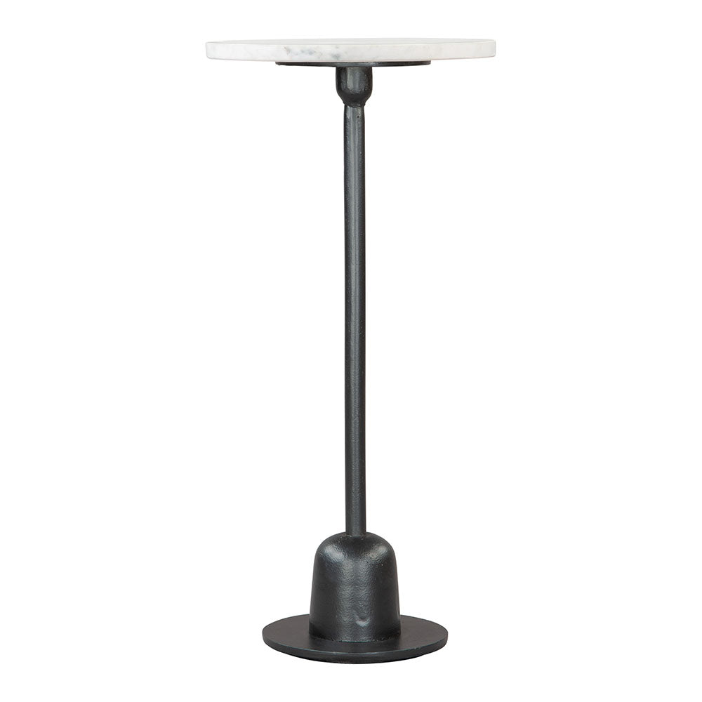 WOOZY SIDE TABLE WHITE & BLACK
