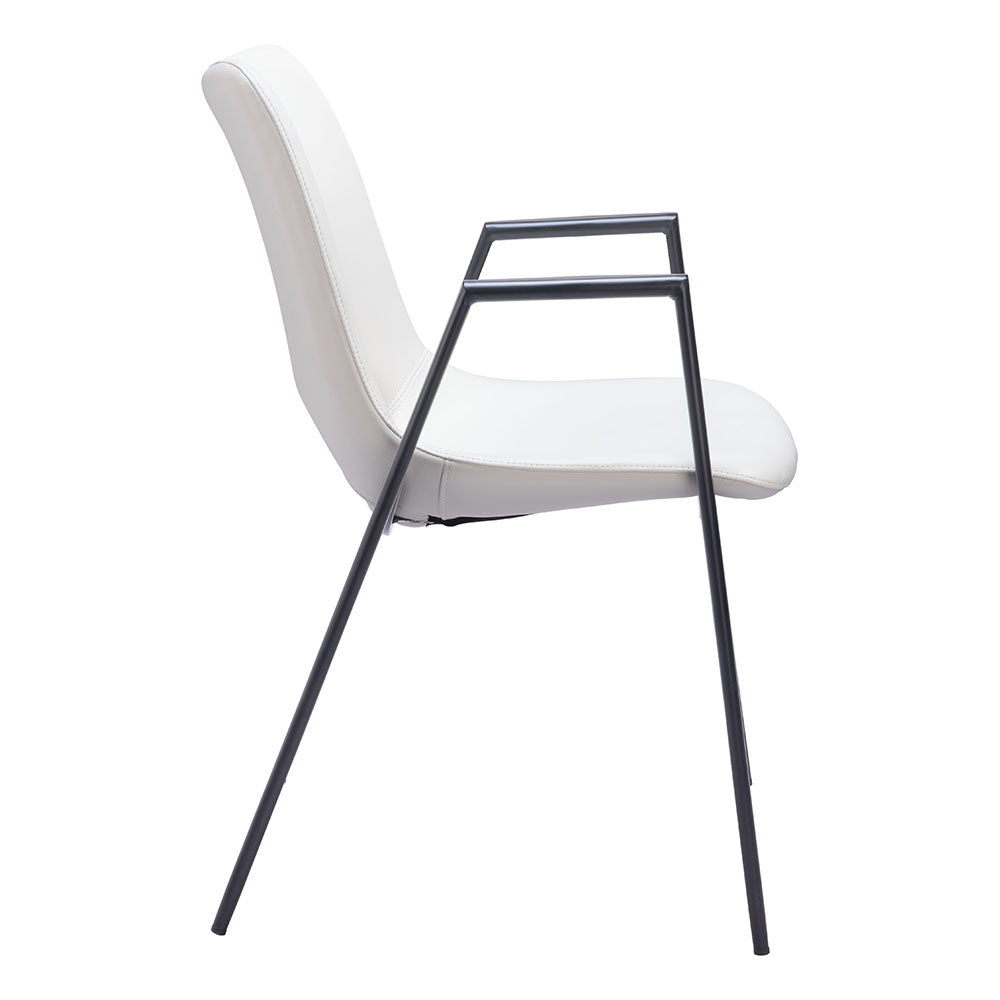 DESI DINING CHAIR WHITE