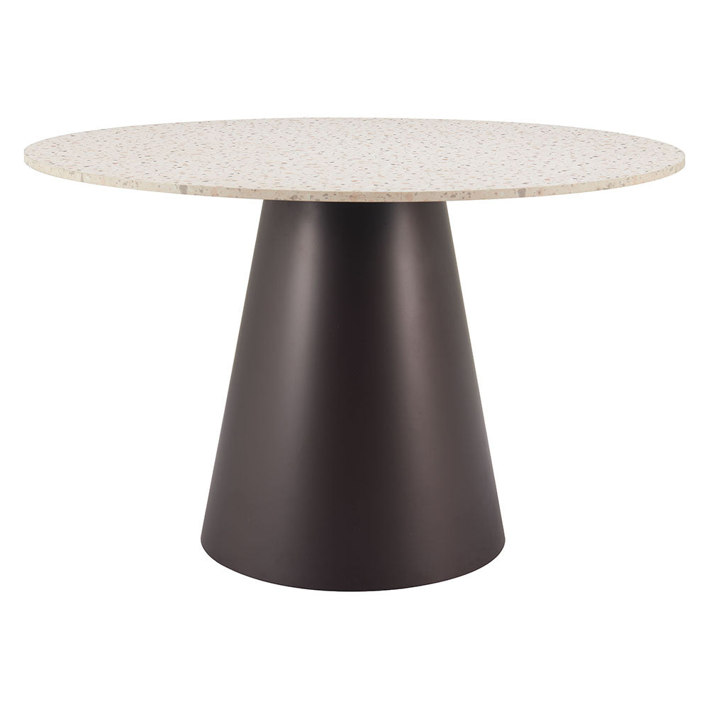 JORF DINING TABLE BEIGE & BRONZE