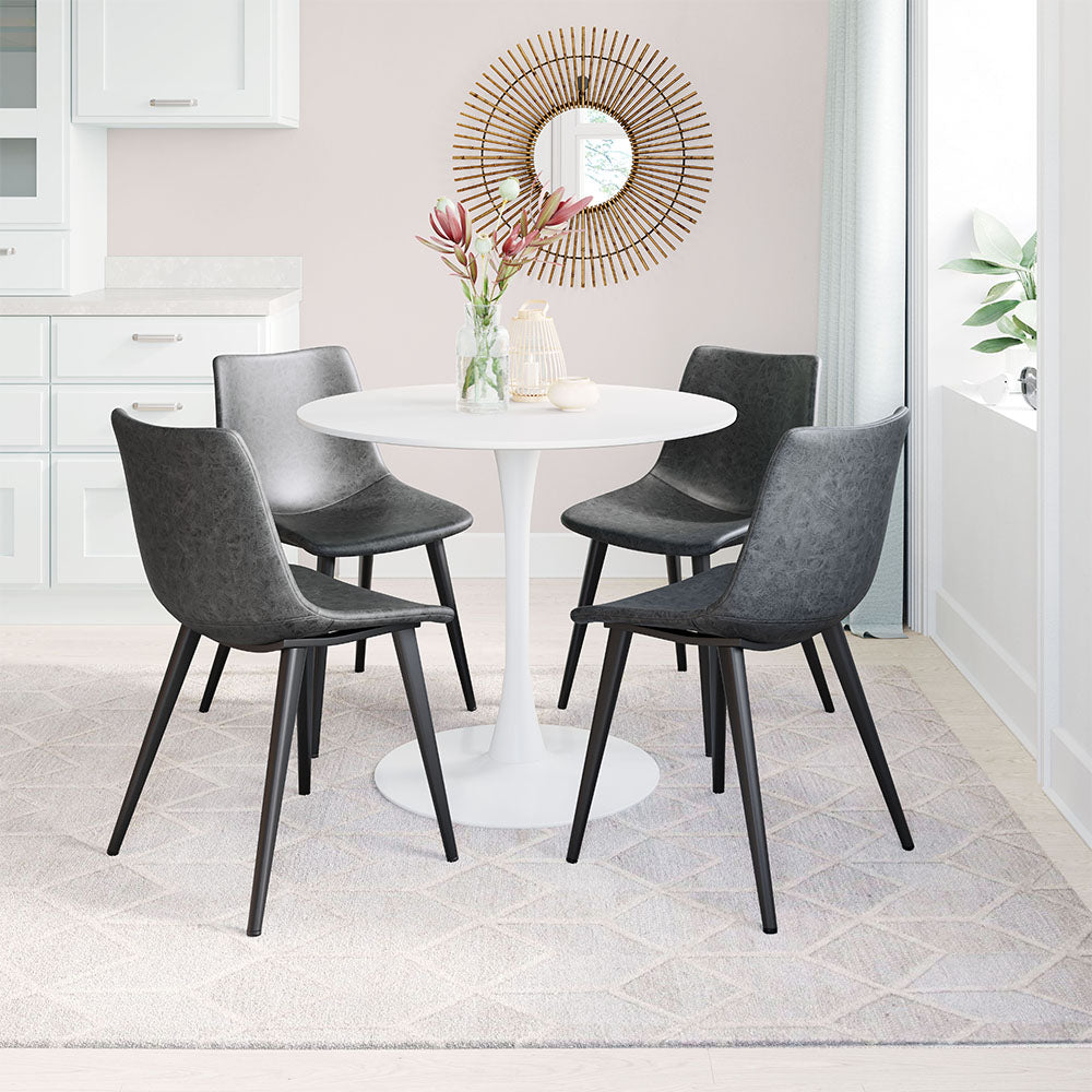 DANIEL DINING CHAIR VINTAGE BLACK