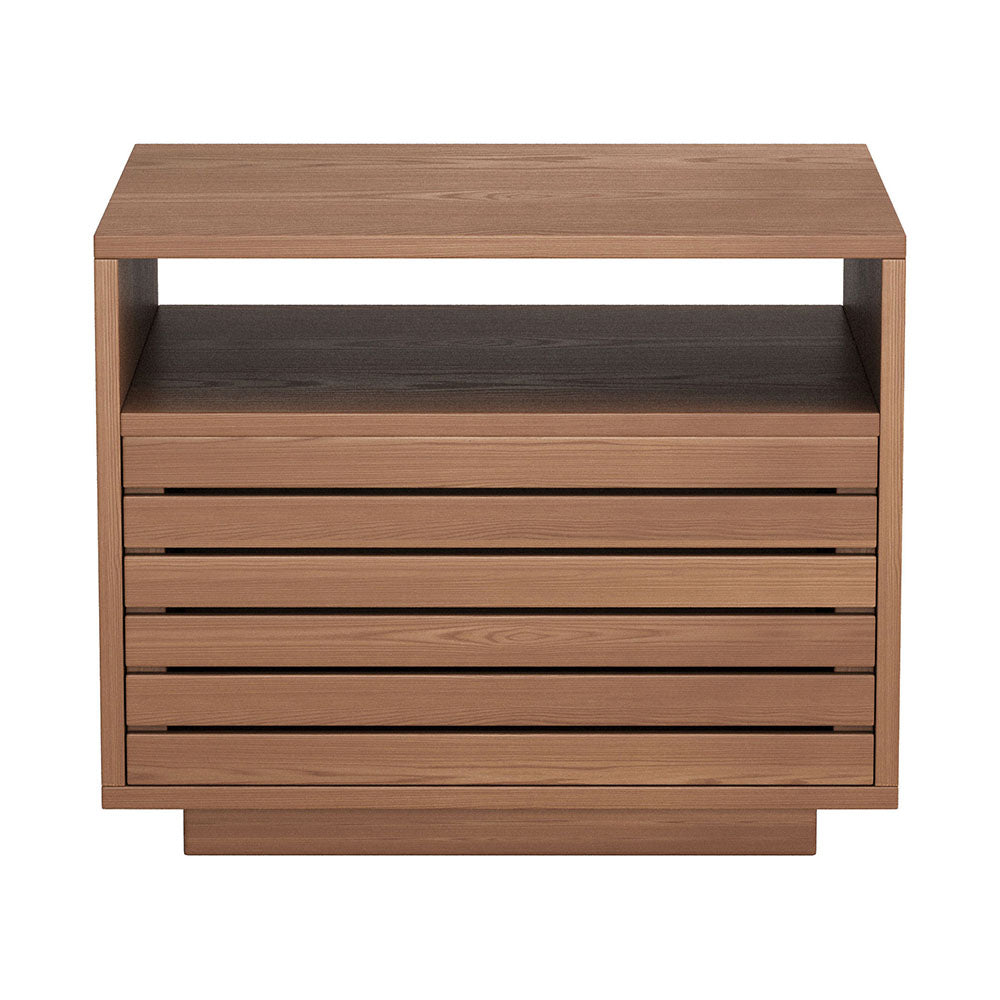 SLIT NIGHTSTAND WALNUT