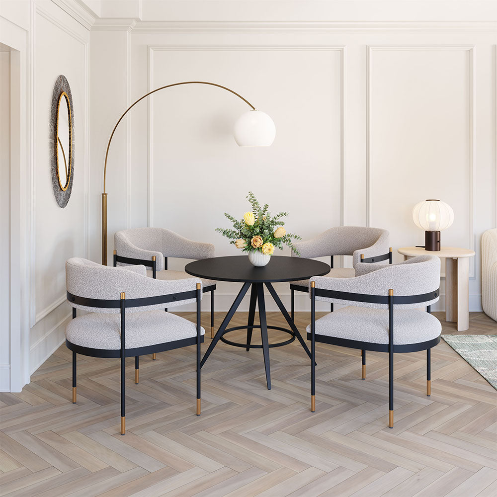 DINOS DINING TABLE BLACK