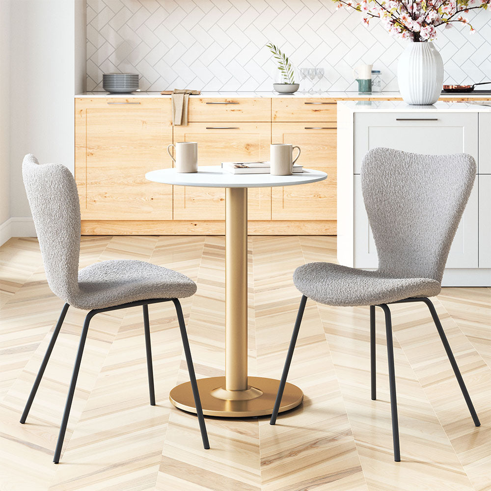 ALTO BISTRO TABLE WHITE & GOLD