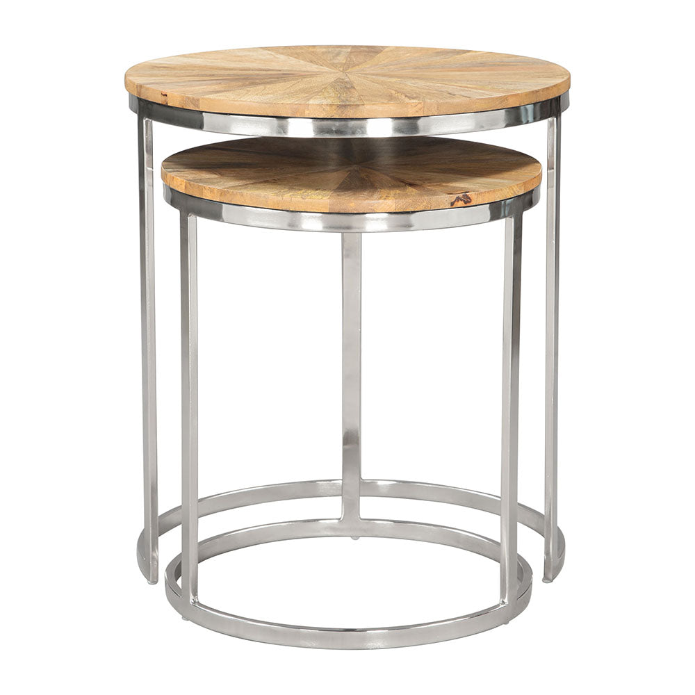 BARI NESTING TABLE SET NATURAL