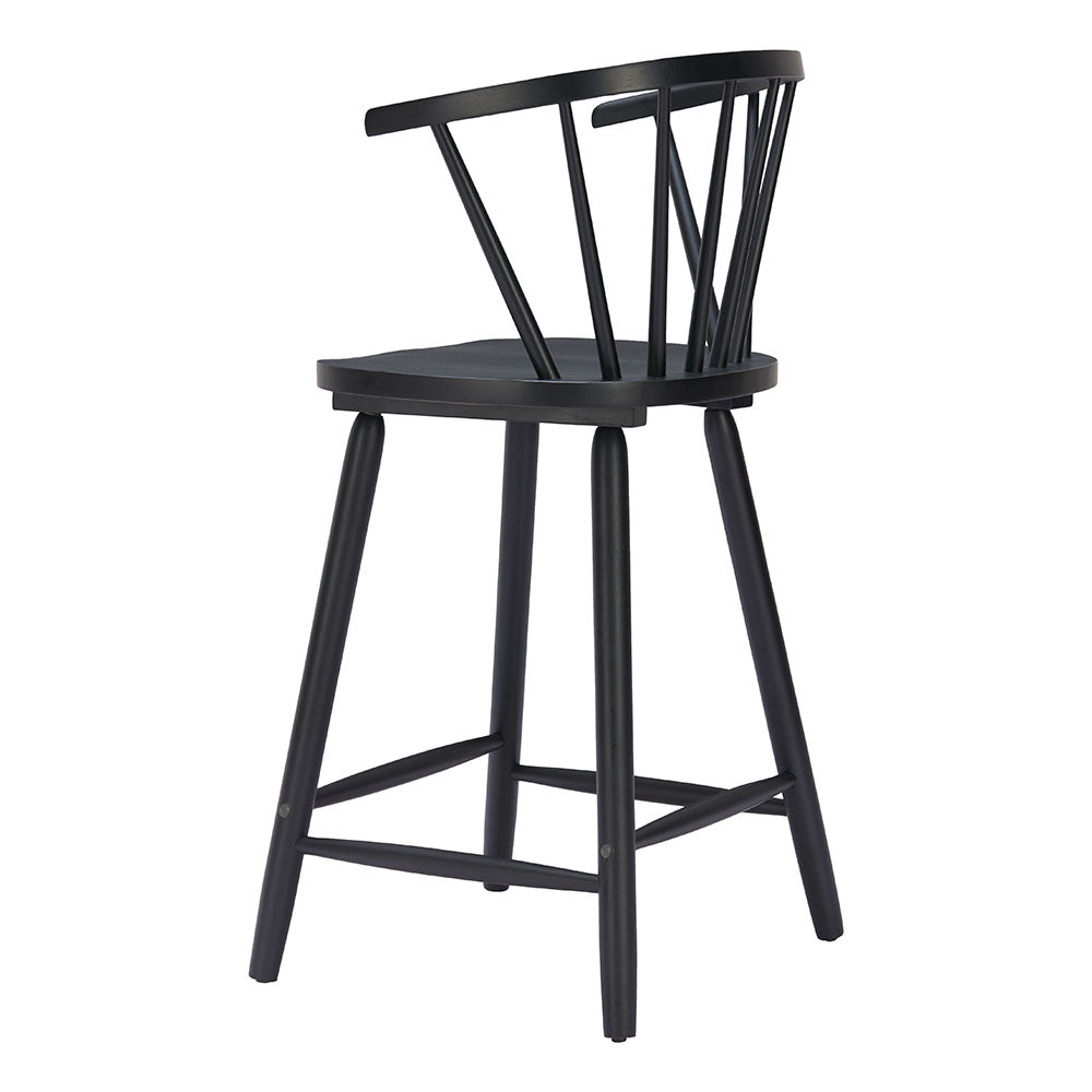 STENGER COUNTER STOOL BLACK