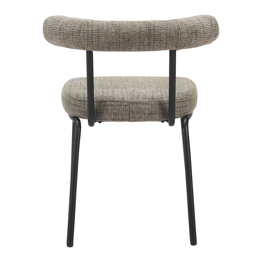 KEDE DINING CHAIR GREEN TWEED