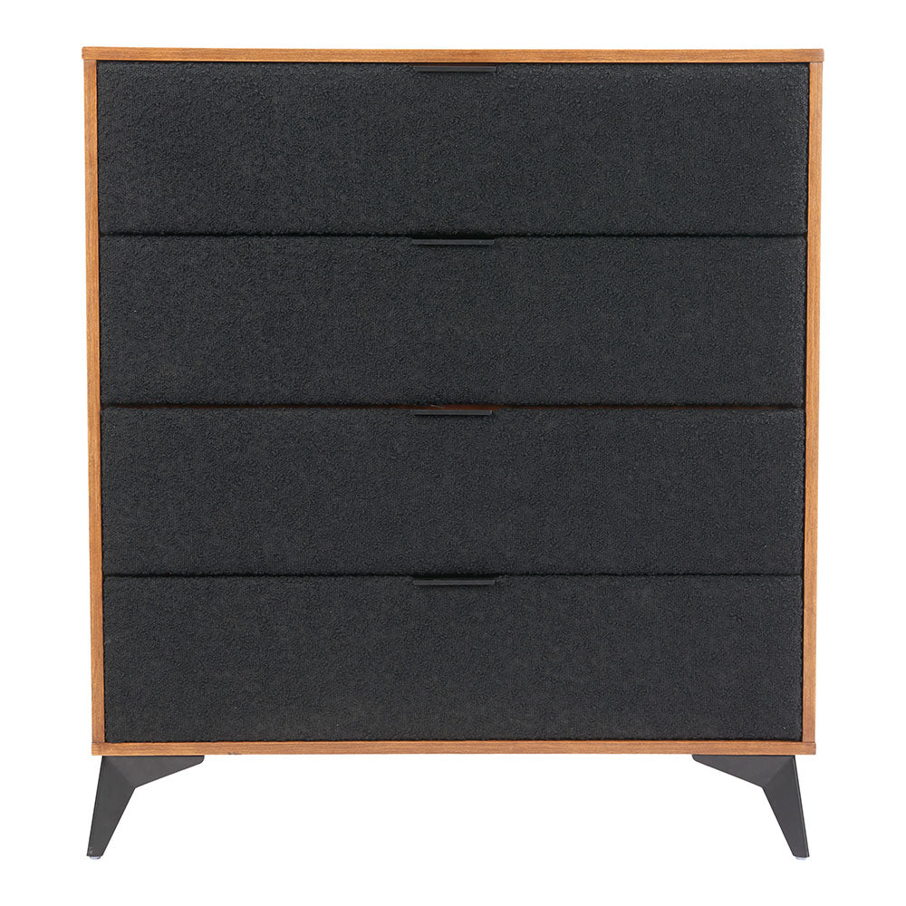 ZARIF CHEST BLACK & WALNUT