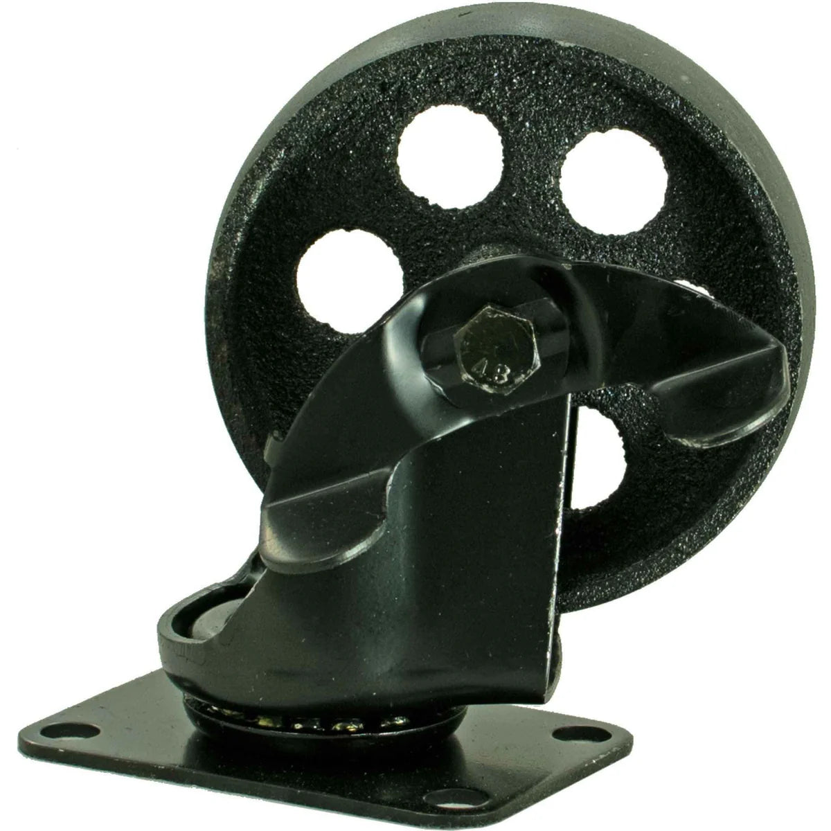 5IN BLACK CASTERS - SWIVEL WITH BRAKES