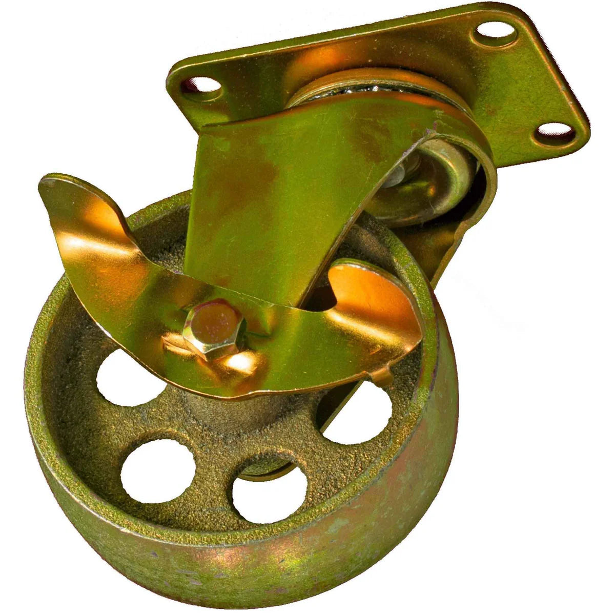 5IN GOLD CASTERS - SWIVEL WITH BRAKES
