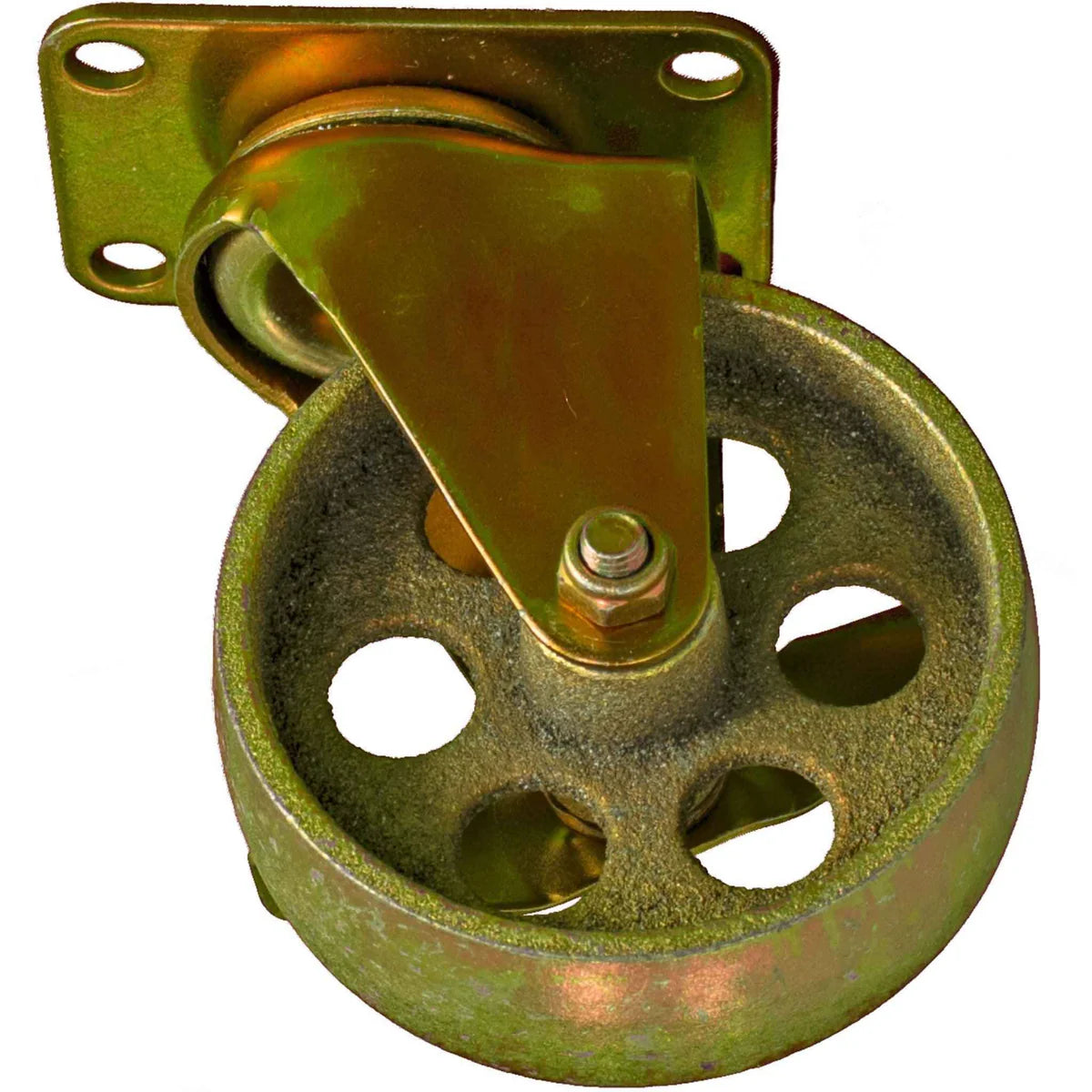 5IN GOLD CASTERS - SWIVEL WITH BRAKES