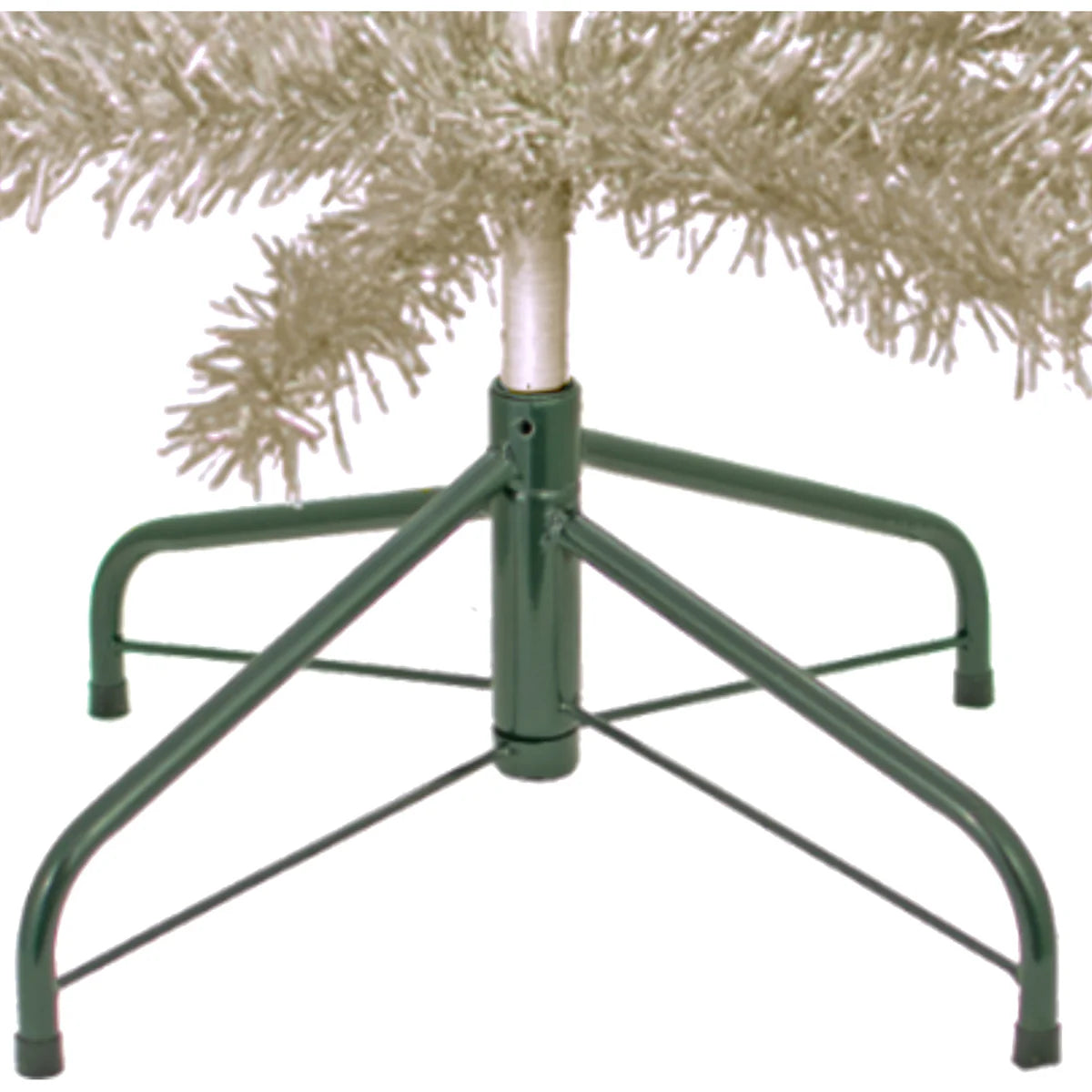 ANTIQUE SILVER TINSEL CHRISTMAS TREE