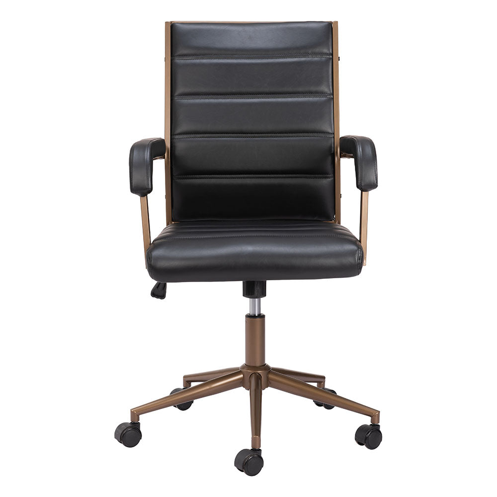 AUCTION OFFICE CHAIR VINTAGE BLACK