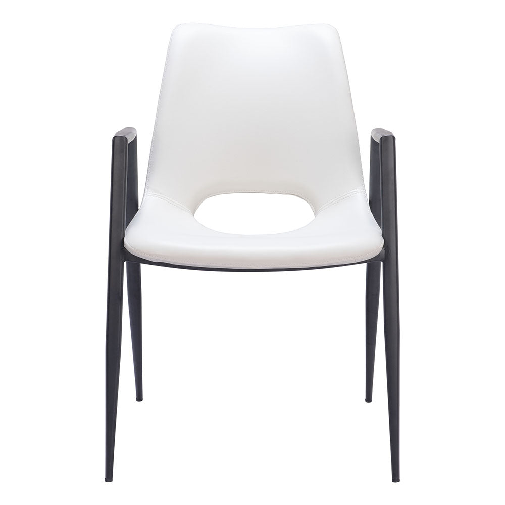 DESI DINING CHAIR WHITE