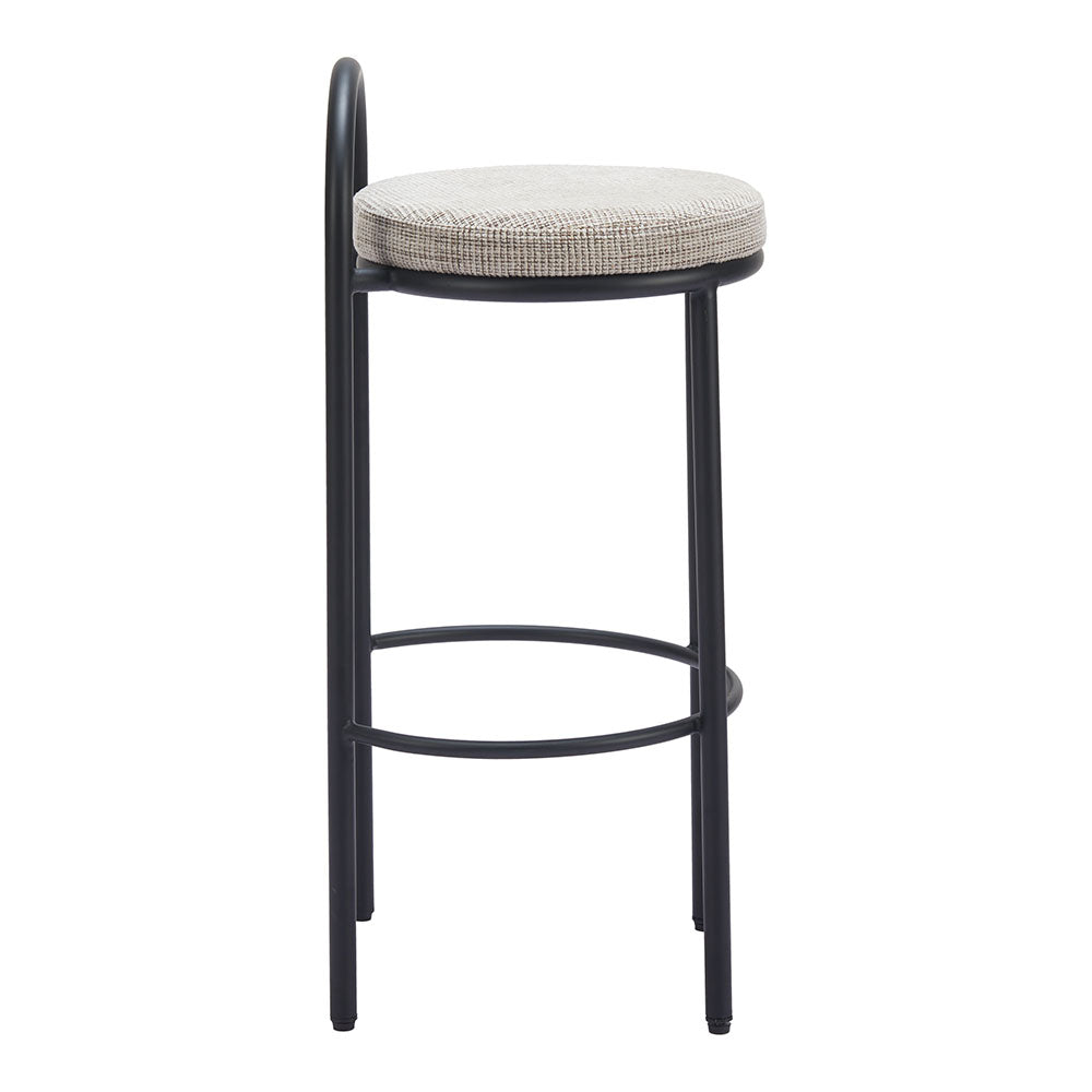SISAL BARSTOOL BEIGE TWEED