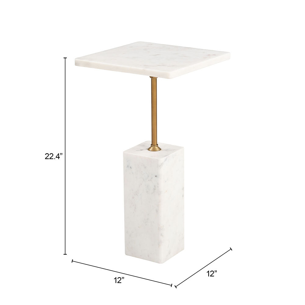 NAHT SIDE TABLE WHITE
