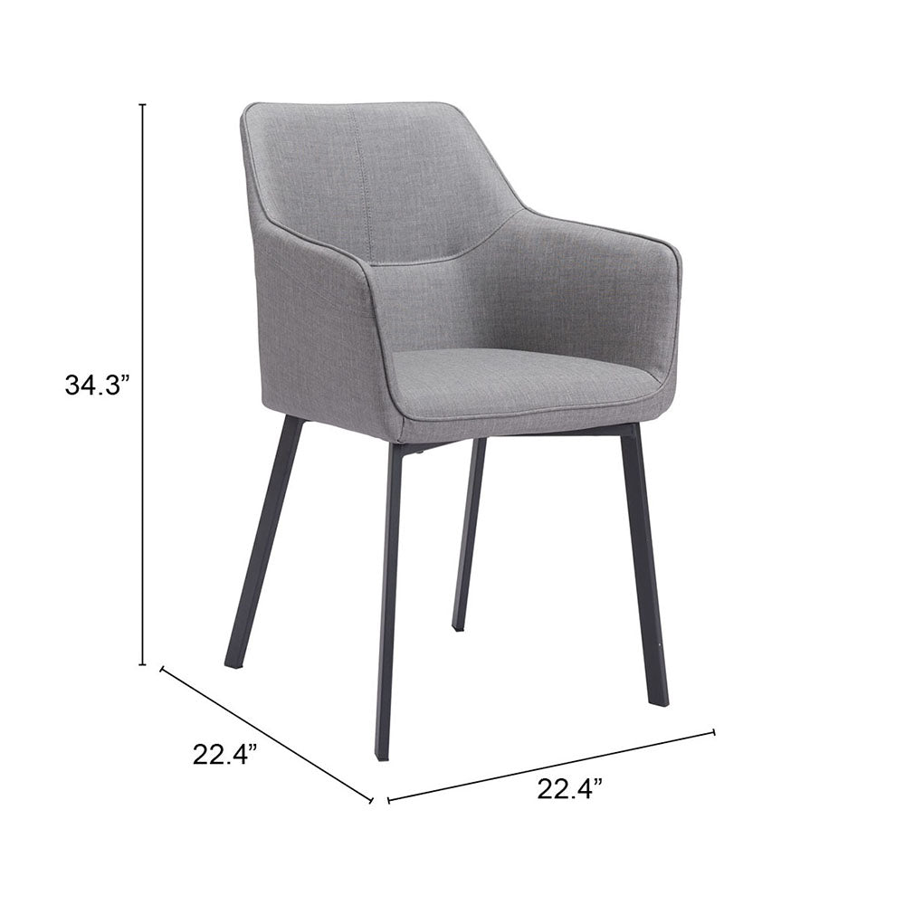 ADAGE DINING CHAIR GRAY