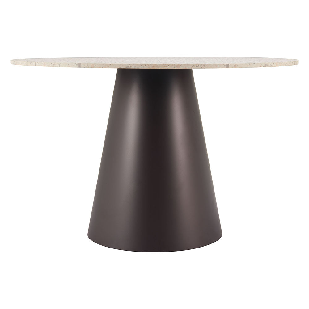 JORF DINING TABLE BEIGE & BRONZE
