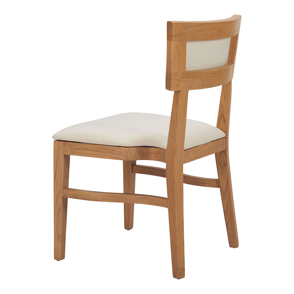 Kuchen Dining Chair Ivory & Natural