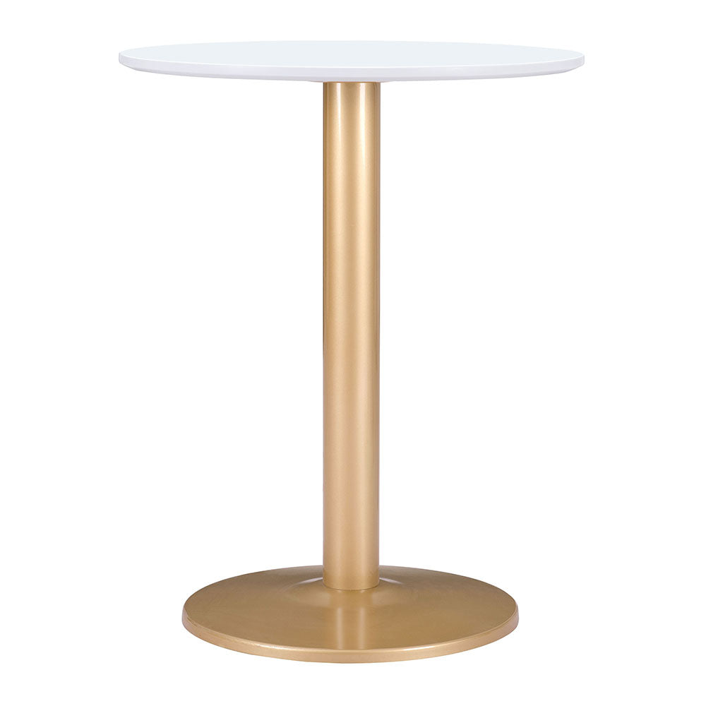 ALTO BISTRO TABLE WHITE & GOLD