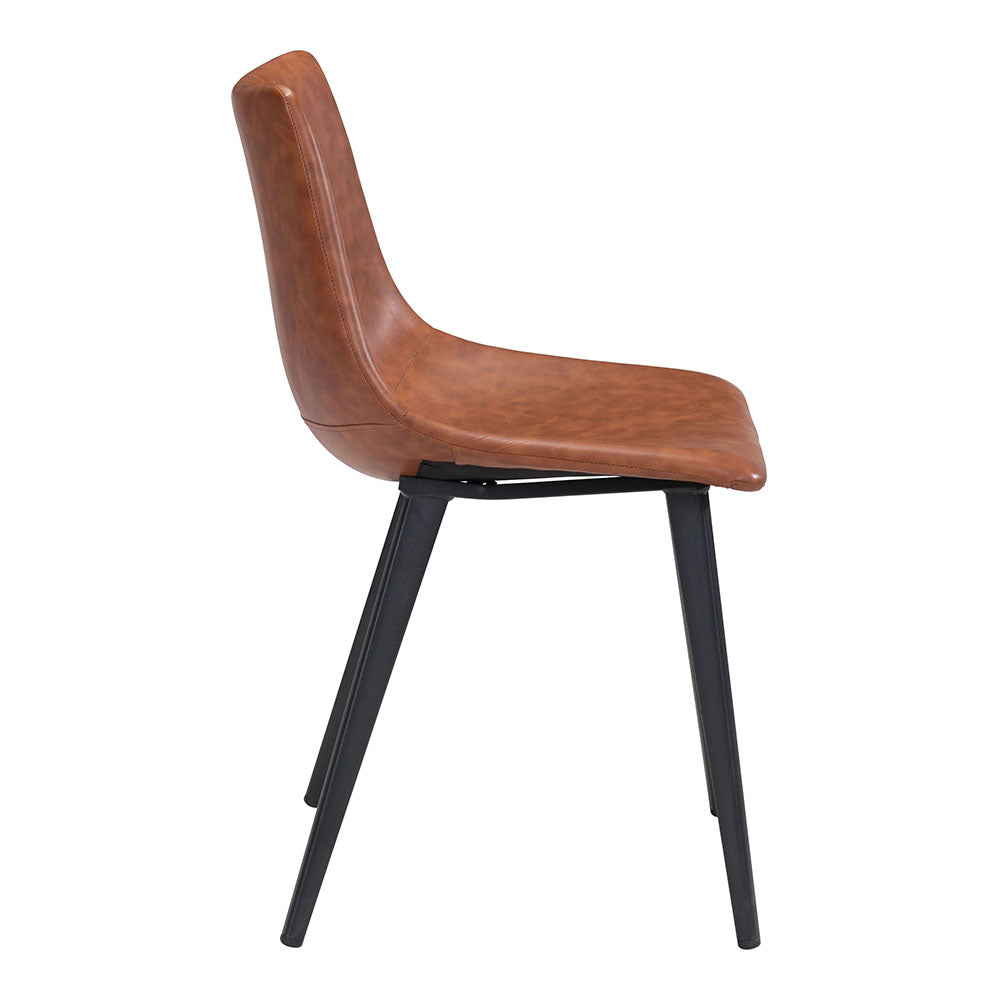 DANIEL DINING CHAIR VINTAGE BROWN