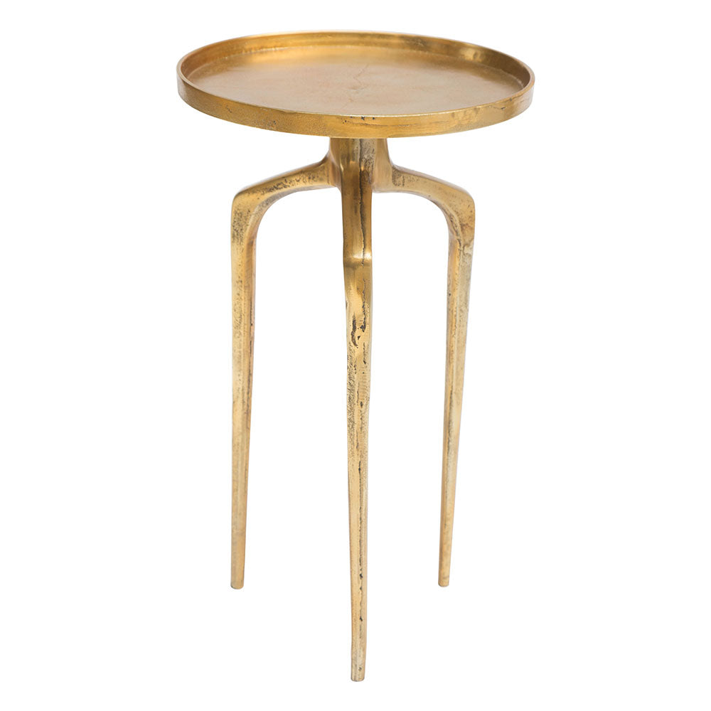 COMO ACCENT TABLE SET ANTIQUE GOLD