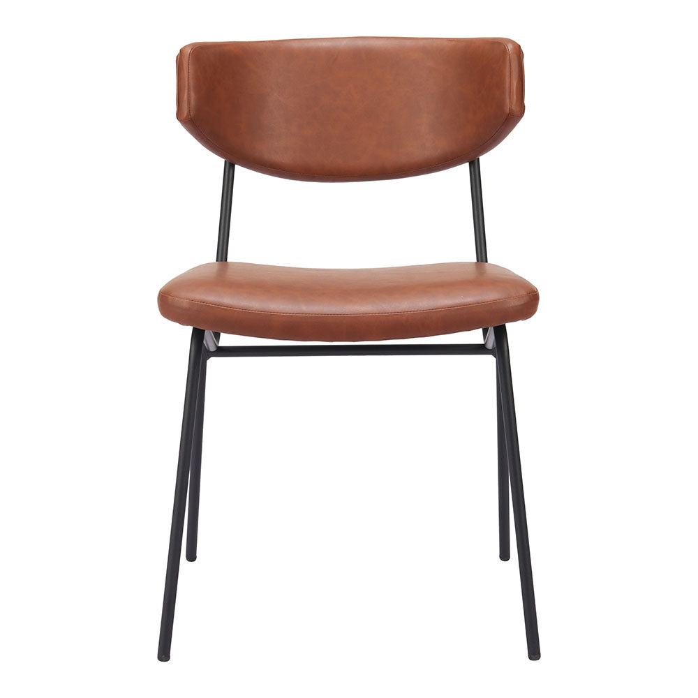 CHARON DINING CHAIR VINTAGE BROWN