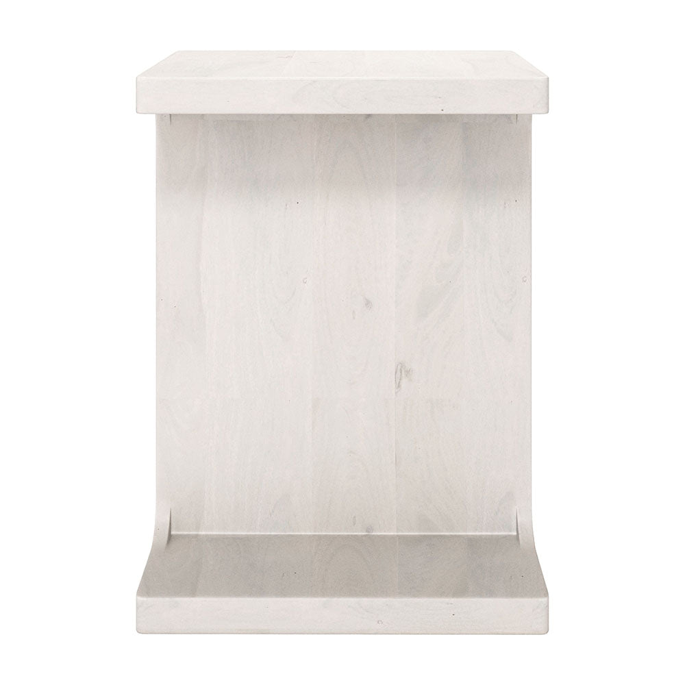 BAMA SIDE TABLE WHITEWASHED