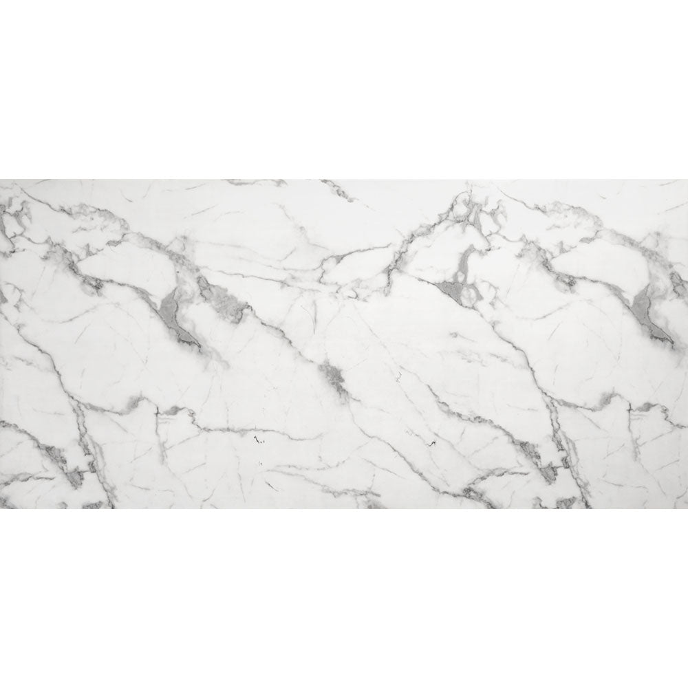 ATLAS DINING TABLE WHITE & SILVER