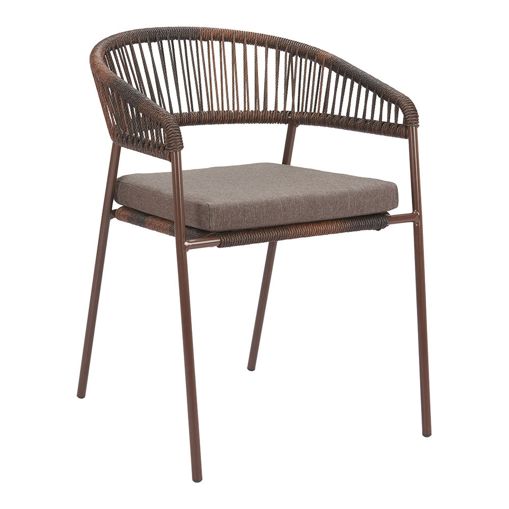 SKYE DINING CHAIR BROWN