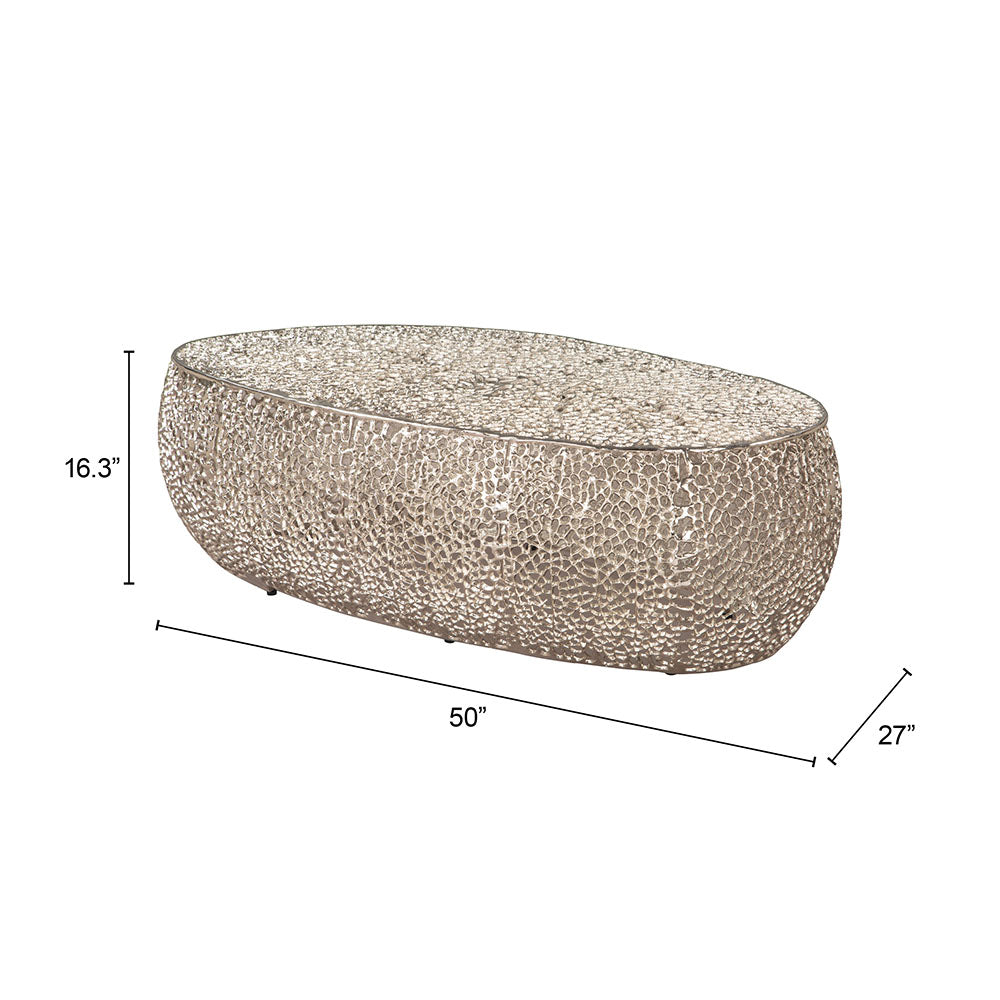 ARGENTO COFFEE TABLE SILVER