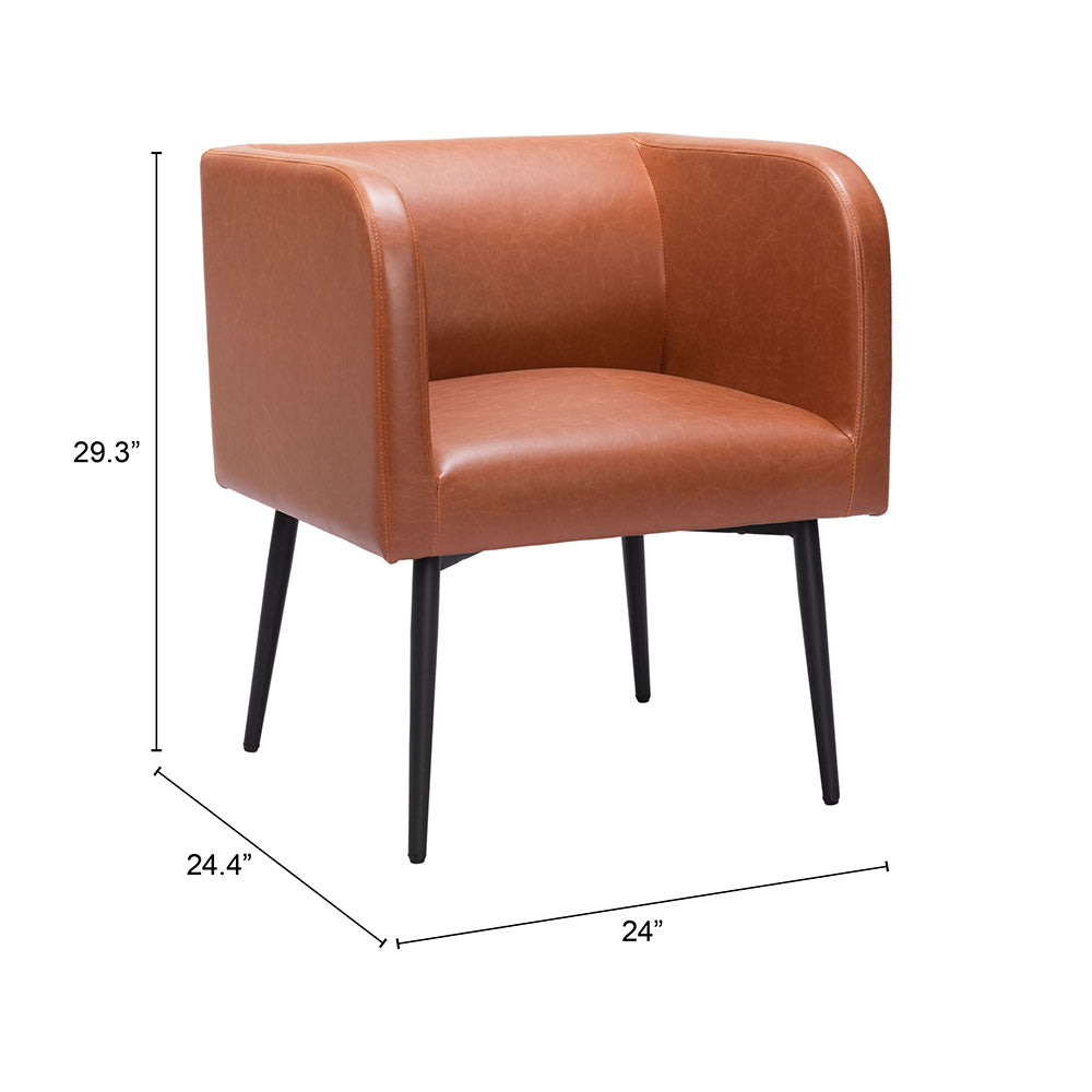 HORBAT DINING CHAIR BROWN