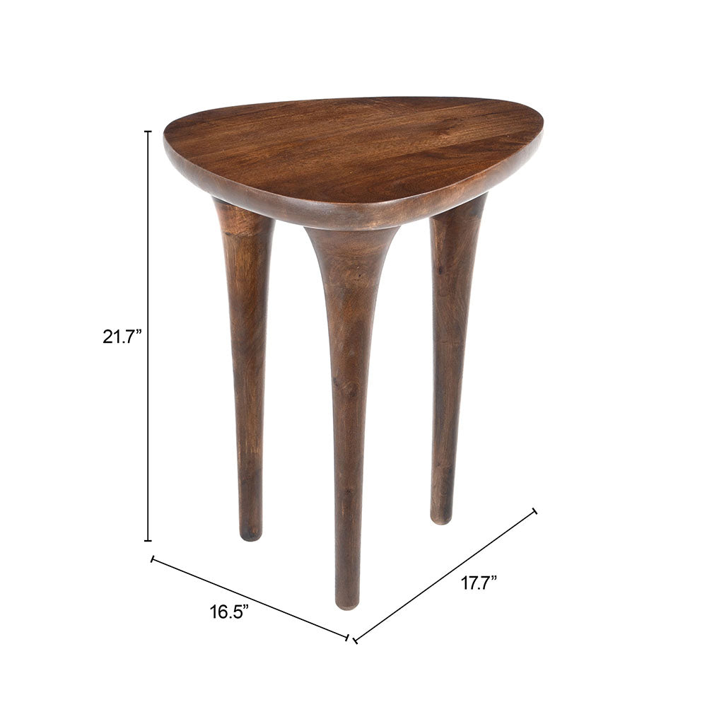 SPIKER SIDE TABLE WALNUT
