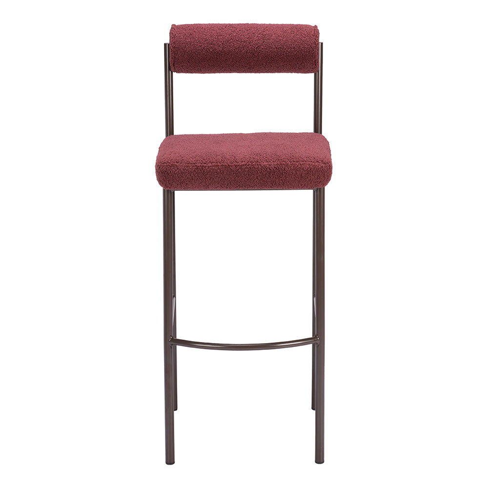 LIVORNO BARSTOOL RED & BRONZE