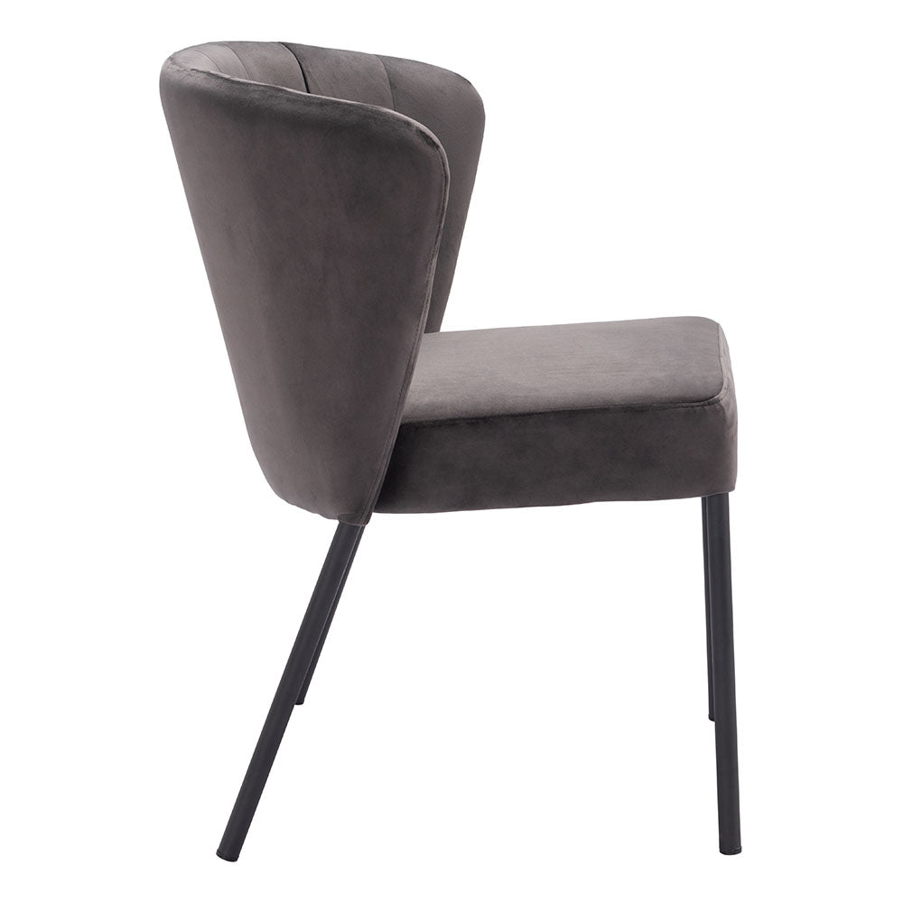 AIMEE DINING CHAIR GRAY