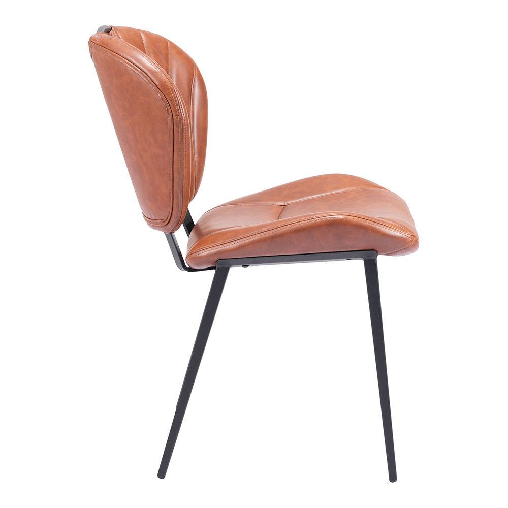TERRENCE DINING CHAIR VINTAGE BROWN