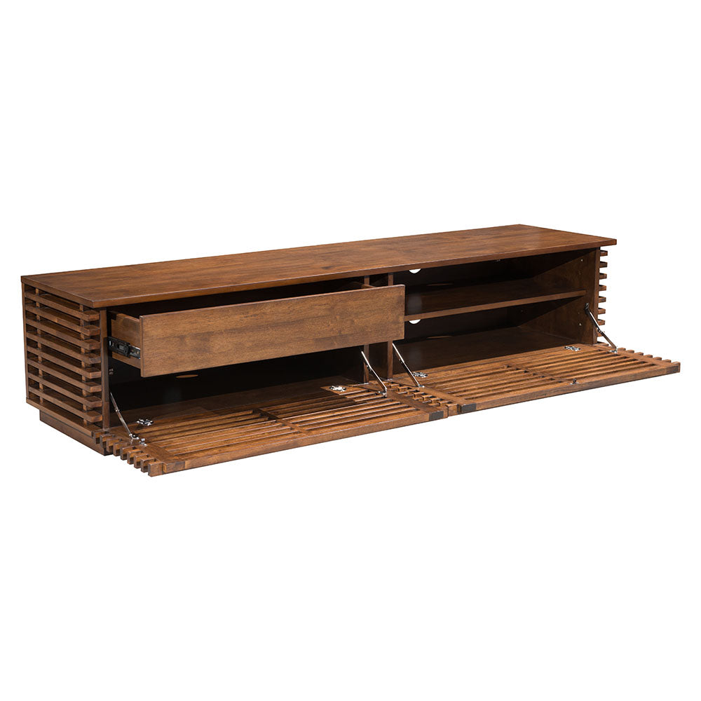 LINEA WIDE ENTERTAINMENT STAND WALNUT