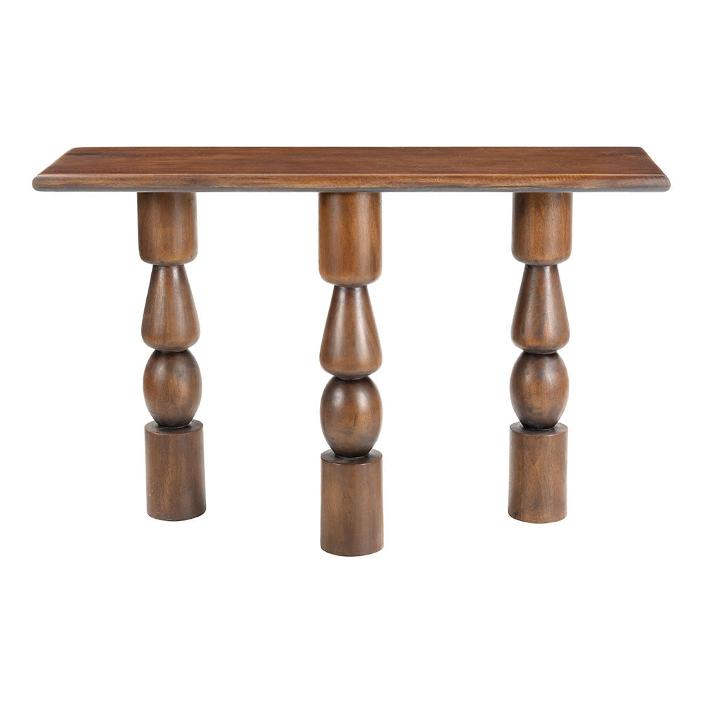 SPLIT CONSOLE TABLE BROWN