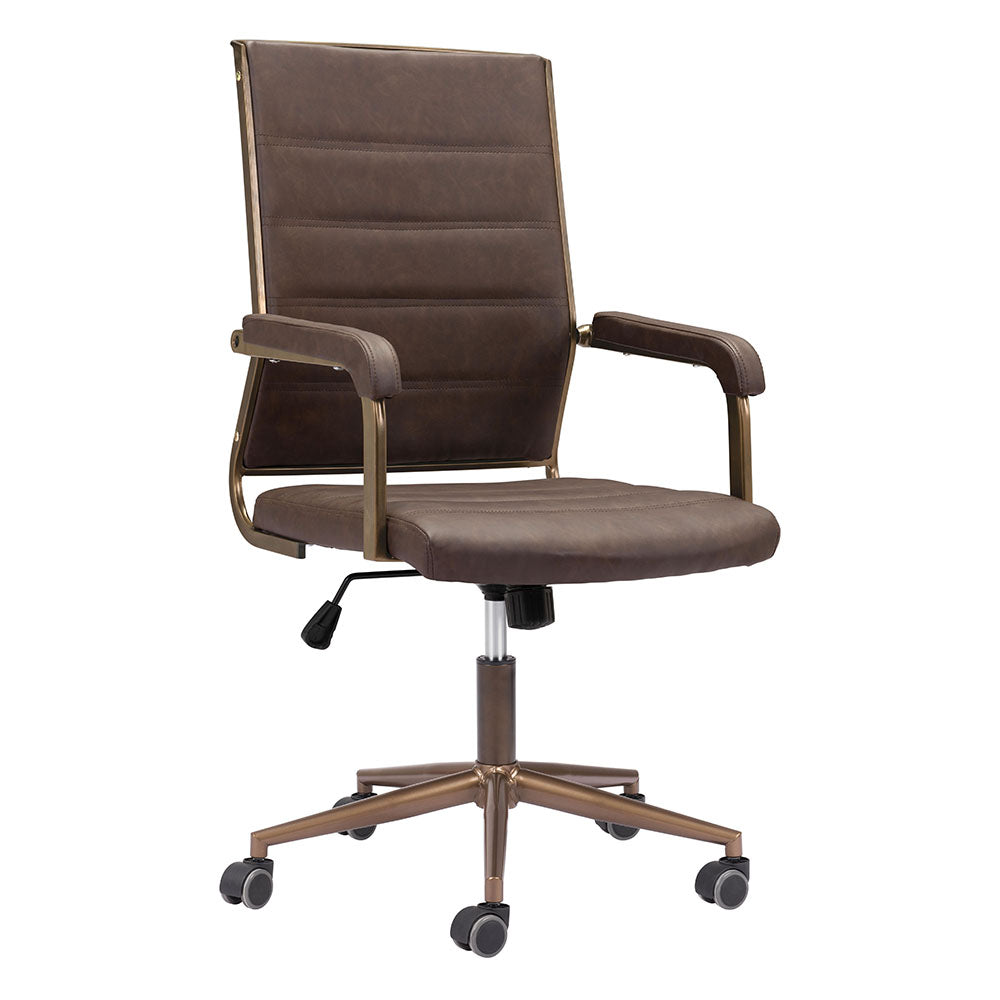 AUCTION OFFICE CHAIR ESPRESSO
