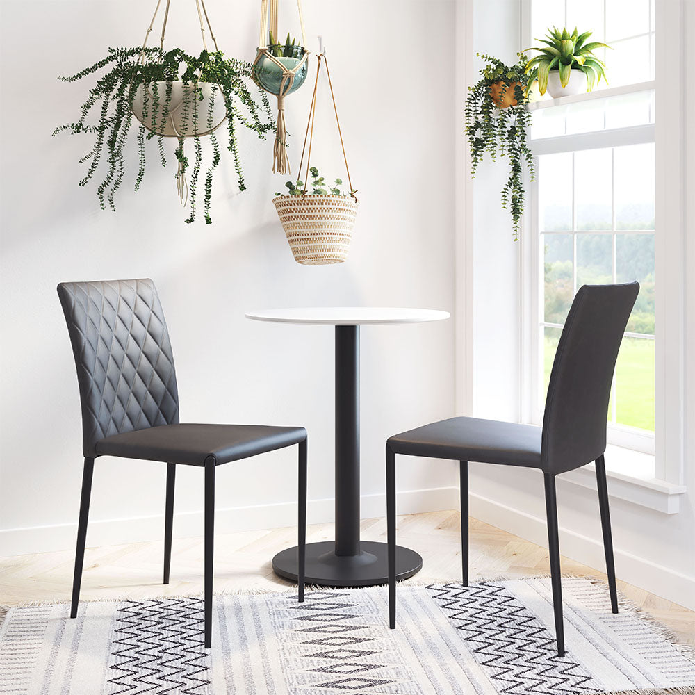 ALTO BISTRO TABLE WHITE & BLACK
